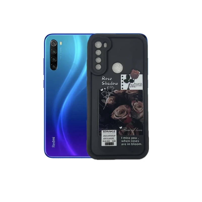 کاور طرح رز عاشقانه مناسب برای گوشی موبایل شیائومی Redmi Note 8