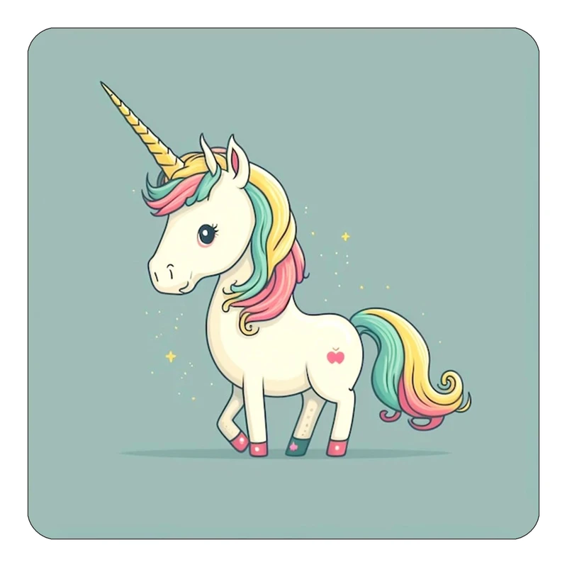 مگنت کاکتی طرح اسب تک شاخ و یونیکورن مدل mp31320