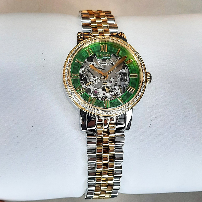 ساعت مچی عقربه‌ای اتوماتیک زنانه لاکسمی مدل 8573-2