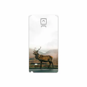 MAHOOT Horned Deer Cover Sticker for Samsung Galaxy Note 4