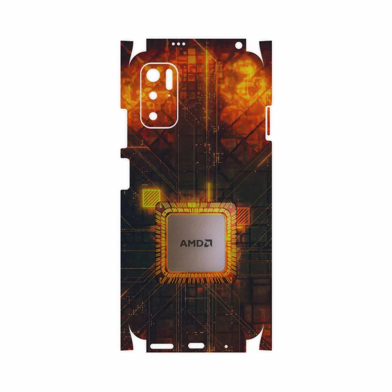 برچسب پوششی ماهوت مدل AMD-Brand-FullSkin مناسب برای گوشی موبایل نوکیا G10