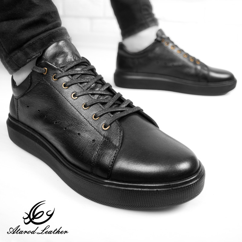کفش روزمره مردانه چرم عطارد مدل  چرم طبیعی کد SH72