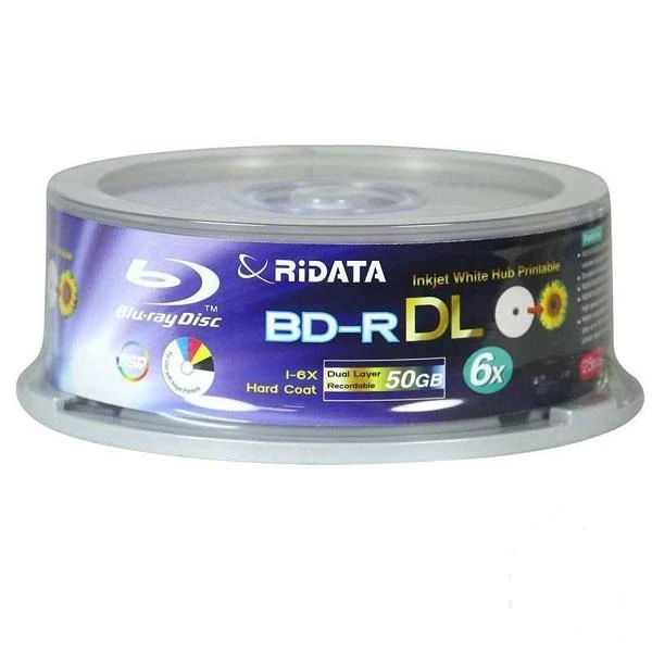 عکس شماره 4 : بلو ری خام ری دیتا مدل a1 ظرفیت 50 گیگابایت بسته 15 عددی