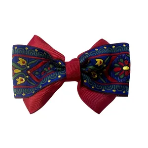 گیره مو دست ساز مدل پاپیونی