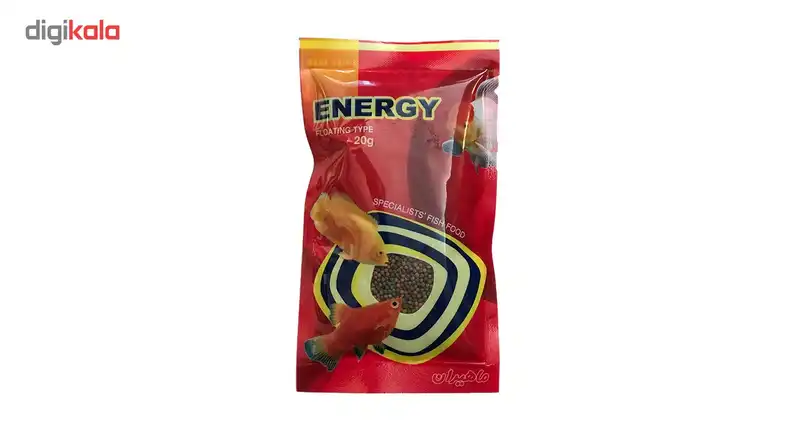 غذای خشک ماهی انرژی مدل مینی گرانول 20 گرم