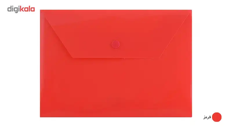 پوشه دکمه دار پاپکو کد B5-ClearM سایز A5