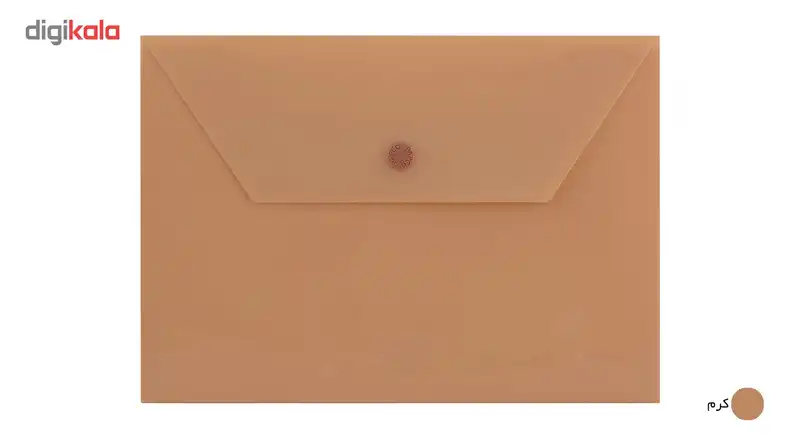 پوشه دکمه دار پاپکو کد B5-ClearM سایز A5