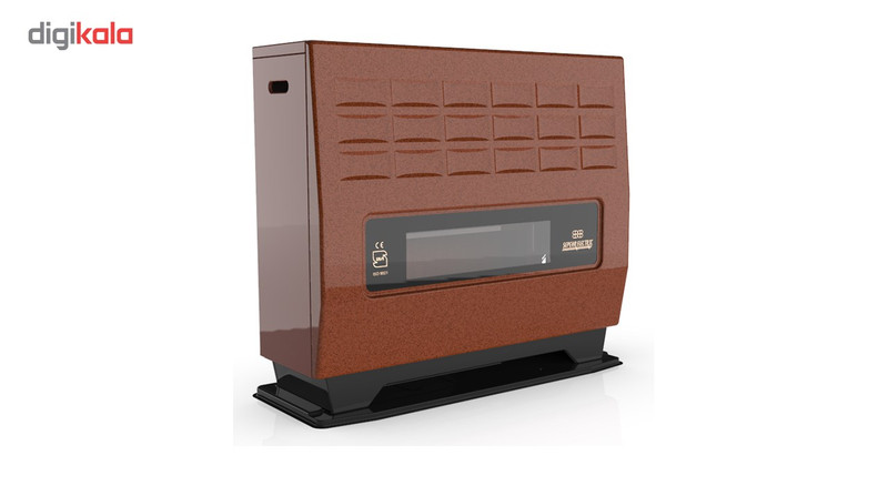 بخاری گاز سوز سپهرالکتریک مدل ونوس SE14000 با نمای جلو مسی