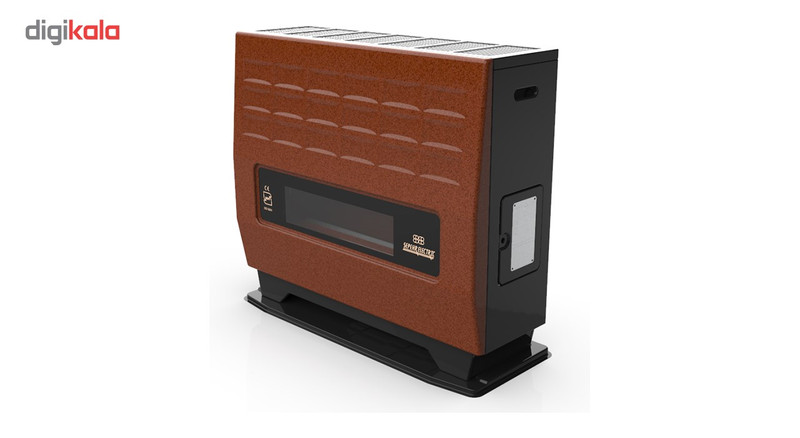 بخاری گاز سوز سپهرالکتریک مدل ونوس SE14000 با نمای جلو مسی