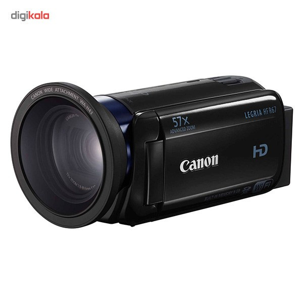 دوربین فیلم‌برداری کانن مدل Legria HF R67 همراه با کارت حافظه‌ی 16GB