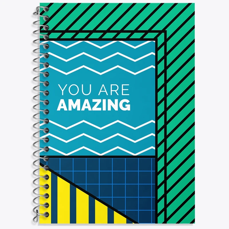 دفتر زبان 50 برگ خندالو مدل سه خط طرح فانتزی کد N119