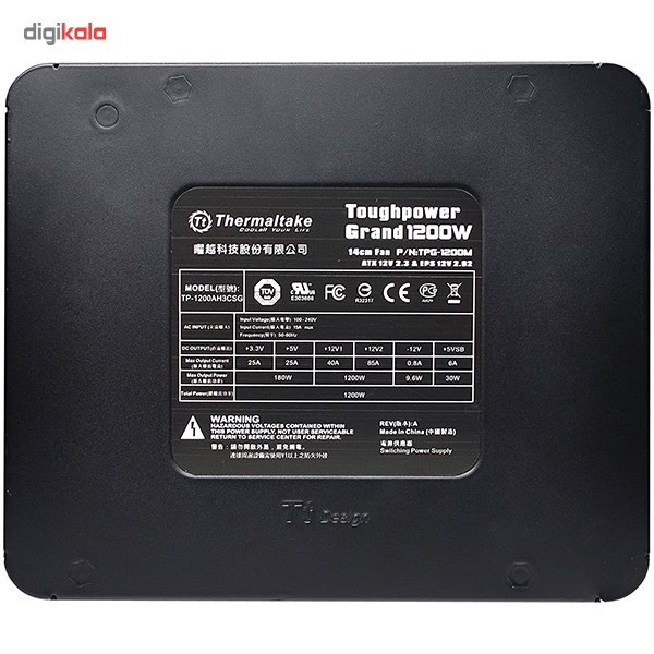 منبع تغذیه نیمه ماژولار ترمالتیک مدل Toughpower Grand 1200W