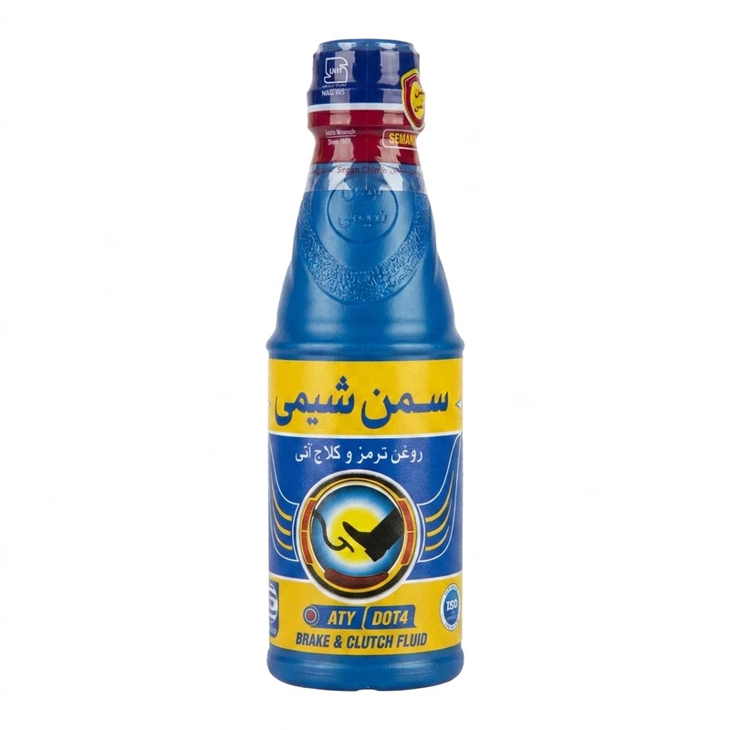 روغن ترمز خودرو سمن شیمی مدل DOT4 حجم 250 میلی لیتر