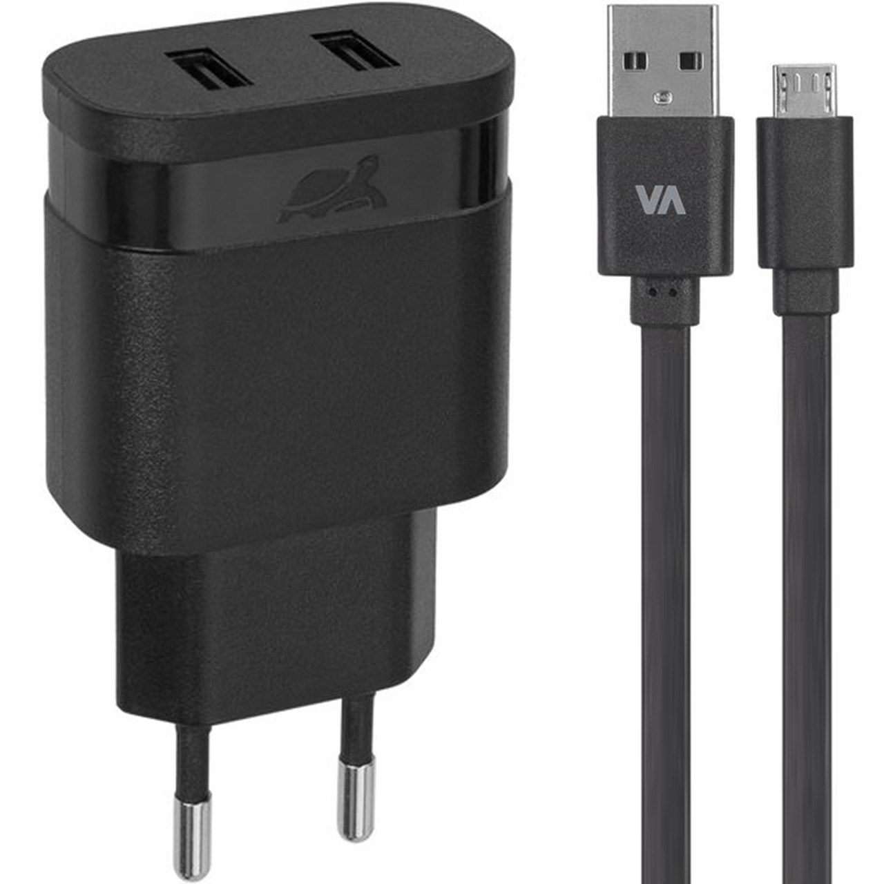 شارژر دیواری ریوا کیس مدل Rivapower 4123 همراه با کابل microUSB