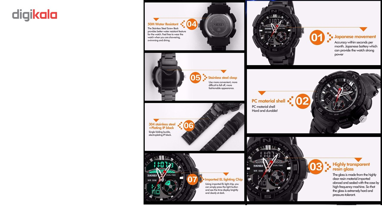 ساعت مچی دیجیتالی مردانه اسکمی مدل 1121