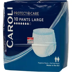 پوشینه شورتی بزرگسالان کرولی مدل Protect Plus Care Larg هفت قطره - بسته 10 عددی