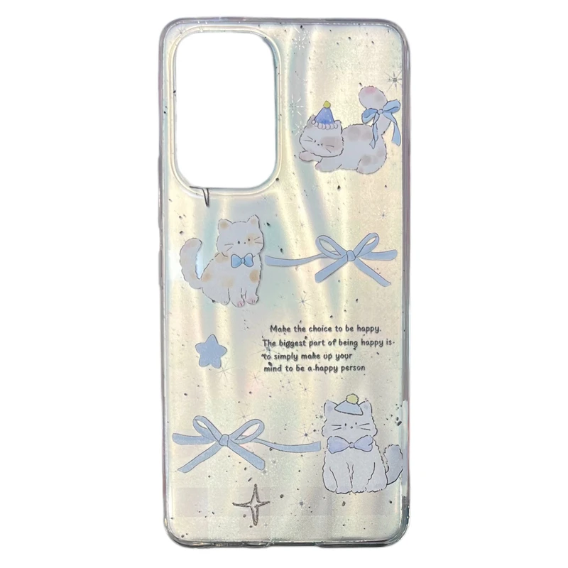 کاور فانتزی طرح گربه و پاپیون مناسب برای گوشی موبایل سامسونگ Galaxy A17