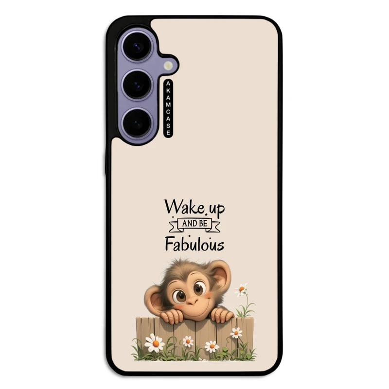 کاور آکام مدل AMC-WSGS24P-ANIMALS QOUTES-26 مناسب برای گوشی موبایل سامسونگ Galaxy S24 Plus