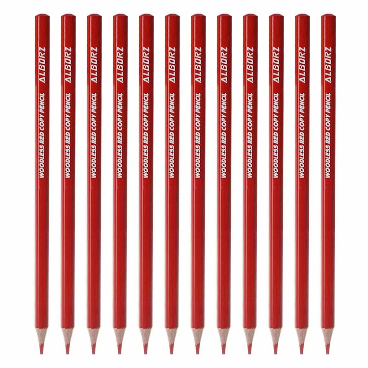 مداد قرمز البرز مدل 96 بسته 12 عددی