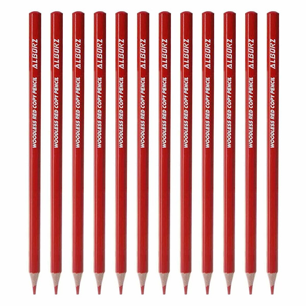 مداد قرمز البرز مدل 96 بسته 12 عددی