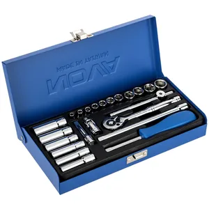 Nova NTS 7302 Socket Set And Ratchet Wrench 23 PCS