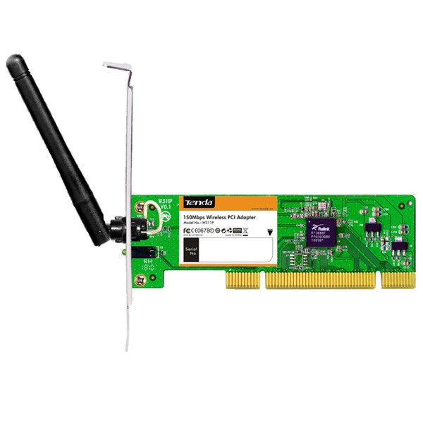 کارت شبکه بی‌سیم و PCI Express تندا مدل W311P