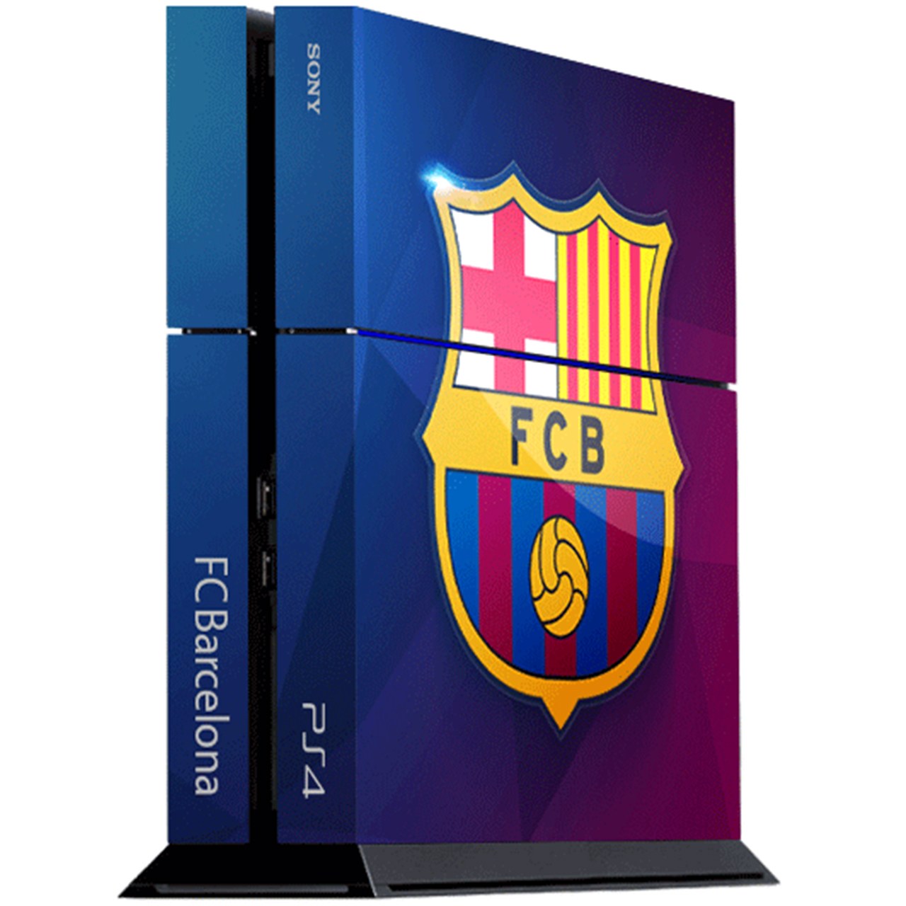برچسب عمودی پلی استیشن 4 ونسونی طرح FC Barcelona
