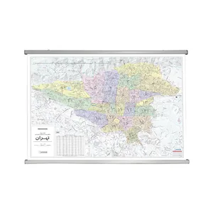 نقشه گیتاشناسی نوین مدل تهران بزرگ مناطق بیست و دوگانه شهرداری تهران کد L1247