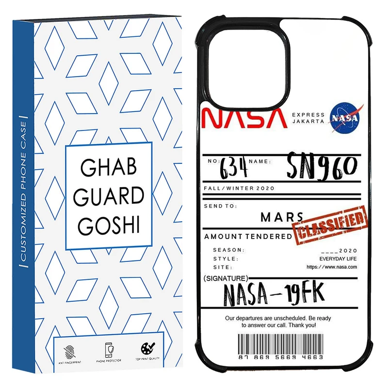کاور قاب گارد گوشی طرح ناسا کد TPU-192 مناسب برای گوشی موبایل اپل Iphone 13 / 14