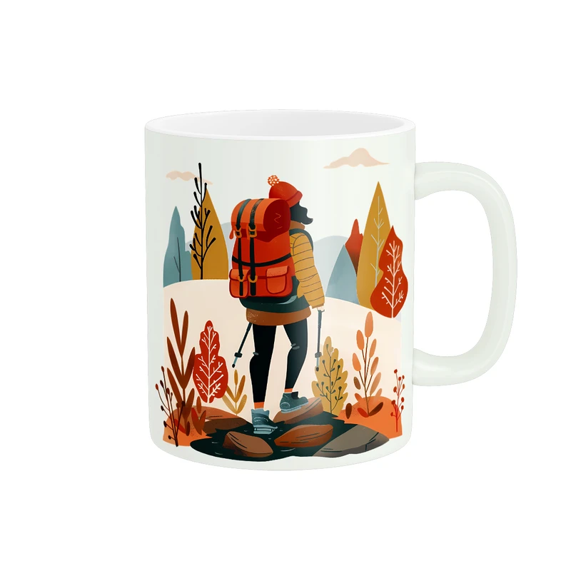 ماگ پادآفرین مدل ورزش طرح هایکینگ کوهنوردی کد PM240