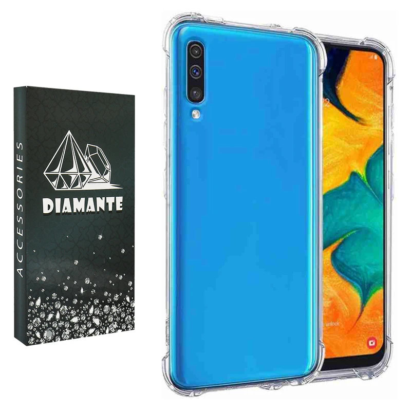 کاور دیامانته مدل Bianco Navy مناسب برای گوشی موبایل سامسونگ Galaxy A750 / A7 2018