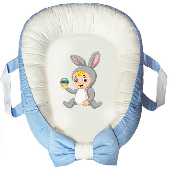 سرویس خواب سه تکه نوزاد ناریکو مدل گارد محافظ دار طرح پسربچه کد 0430