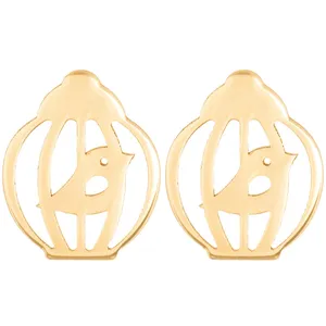گوشواره طلا 18 عیار رزا مدل EG23