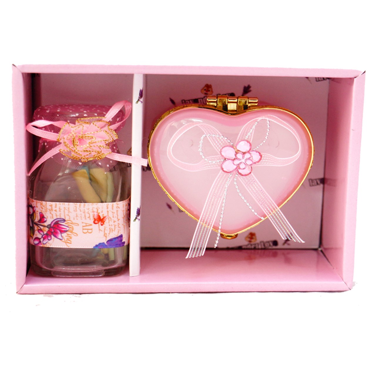 جعبه جواهرات به همراه شیشه عشق ایرسا مدل Gift Box-5