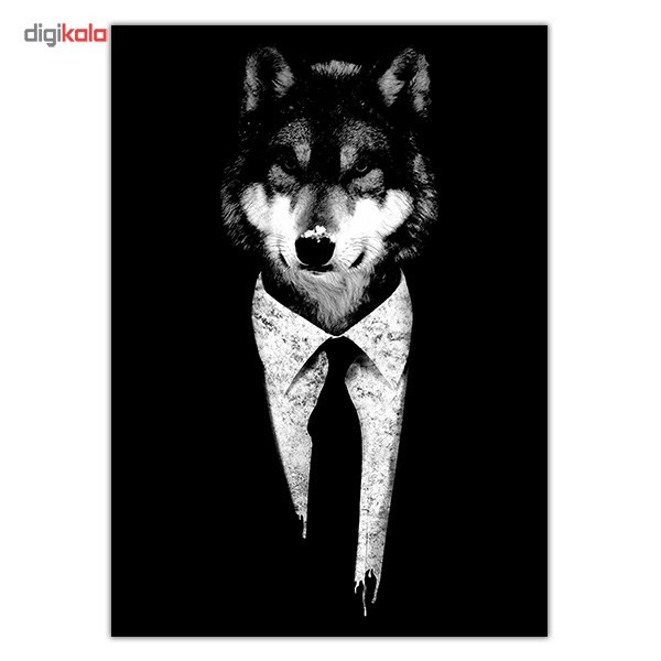 تابلوی ونسونی طرح Mr Wolf سایز 50x70