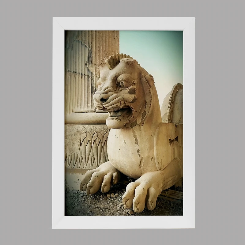 تابلو خندالو مدل تخت جمشید کد F7470