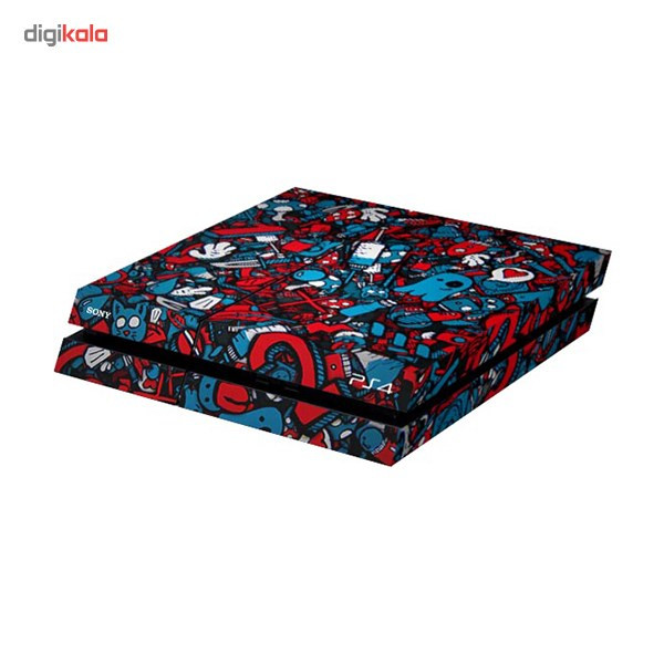 برچسب افقی پلی استیشن 4 ونسونی طرح Mix RB