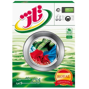 پودر ماشین لباسشویی تاژ مدل Royal Washing Machine بسته 500 گرمی