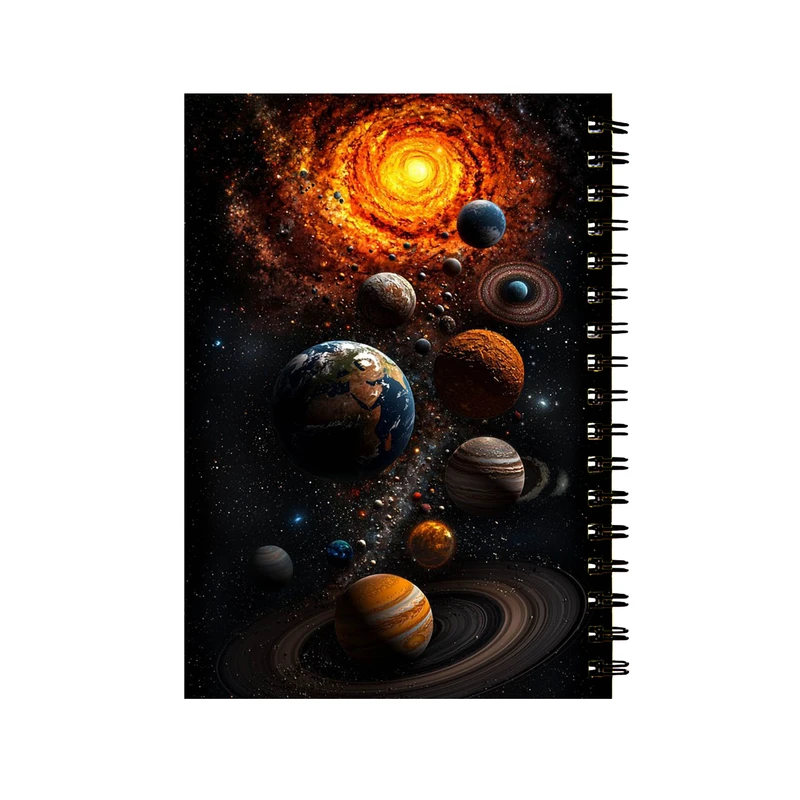 دفتر مشق 60 برگ مدل ماه و فضا کد 31