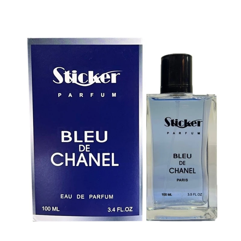 ادو پرفیم مردانه استیکر مدلBleu De Chanel با رایحه خنک حجم 100 میلی لیتر