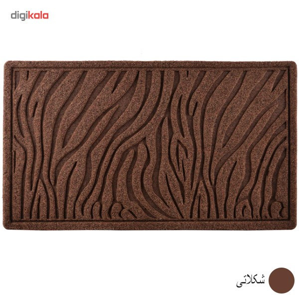 پادری بابل کارپت طرح زبرا سایز 73 × 43 سانتی‌ متر