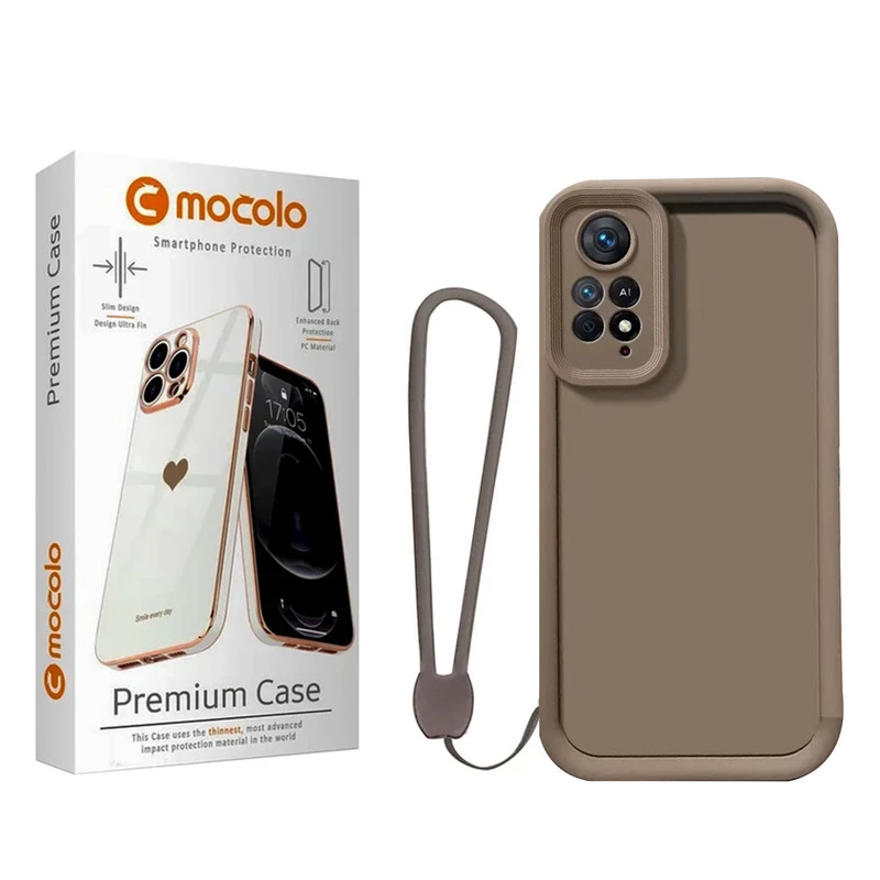 کاور موکولو مدل Silicone Puffer Apple Strap مناسب برای گوشی موبایل شیائومی Poco X7 Pro 5G به همراه بند آویز