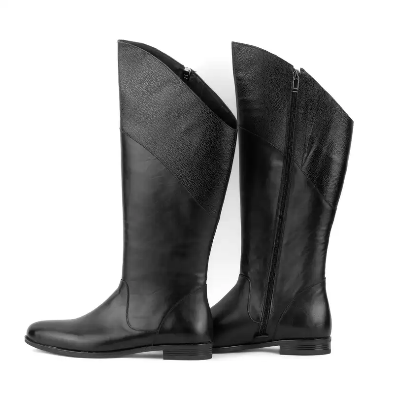 بوت زنانه پاتن چرم آفتاب مدل A40