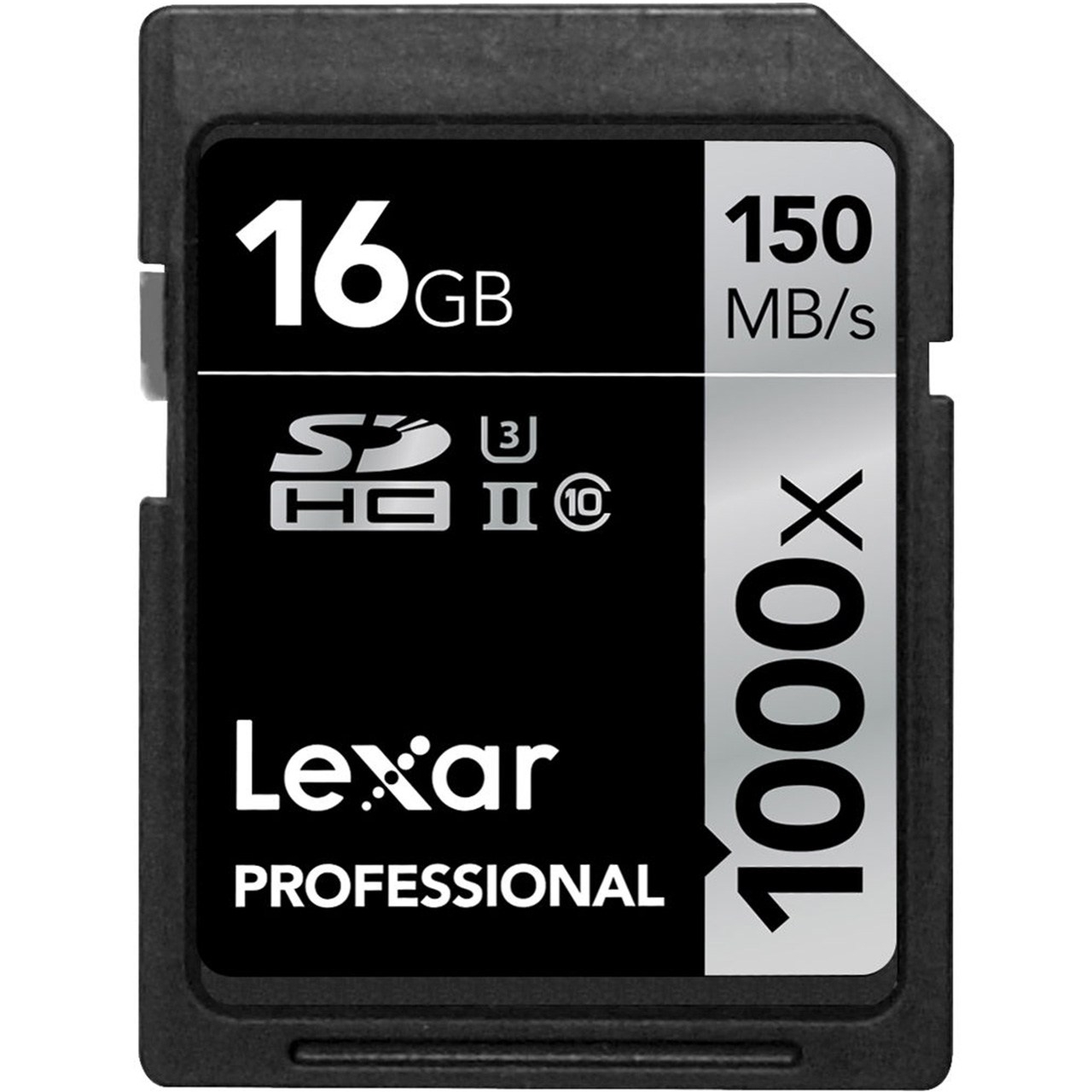 کارت حافظه SDHC لکسار مدل Professional کلاس 10 استاندارد UHS-II U3 سرعت 150MBps 1000X ظرفیت 16 گیگابایت