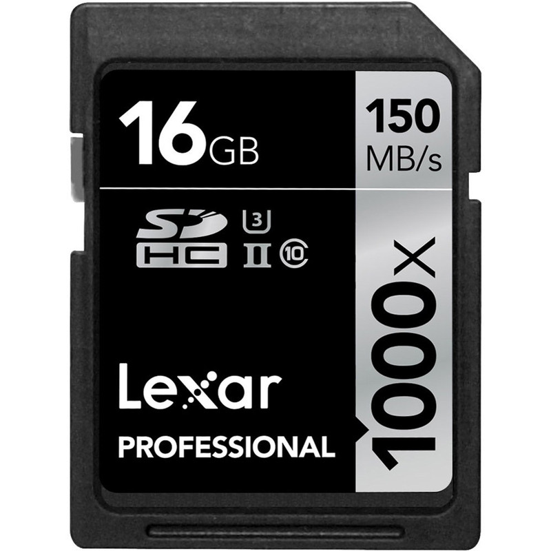 کارت حافظه SDHC لکسار مدل Professional کلاس 10 استاندارد UHS-II U3 سرعت 150MBps 1000X ظرفیت 16 گیگابایت