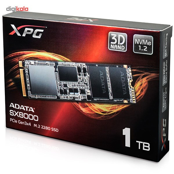 حافظه SSD ای دیتا مدل SX8000NP-1TM-C ظرفیت 1 ترابایت 3