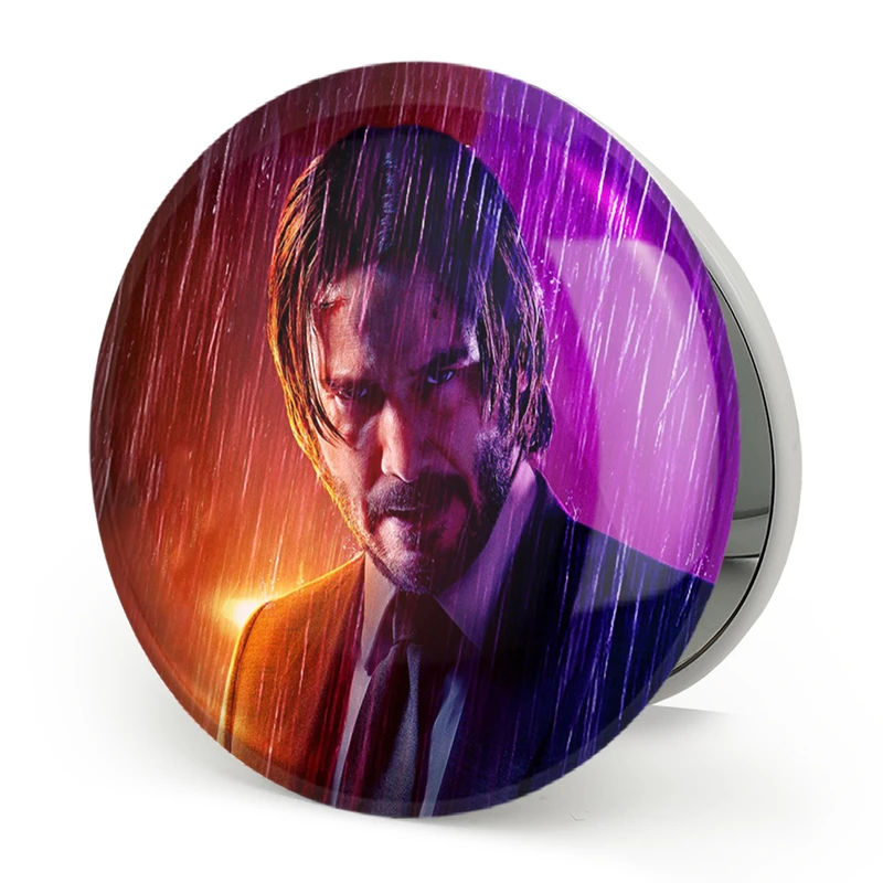 آینه جیبی خندالو طرح جان ویک John Wick مدل تاشو کد 28567