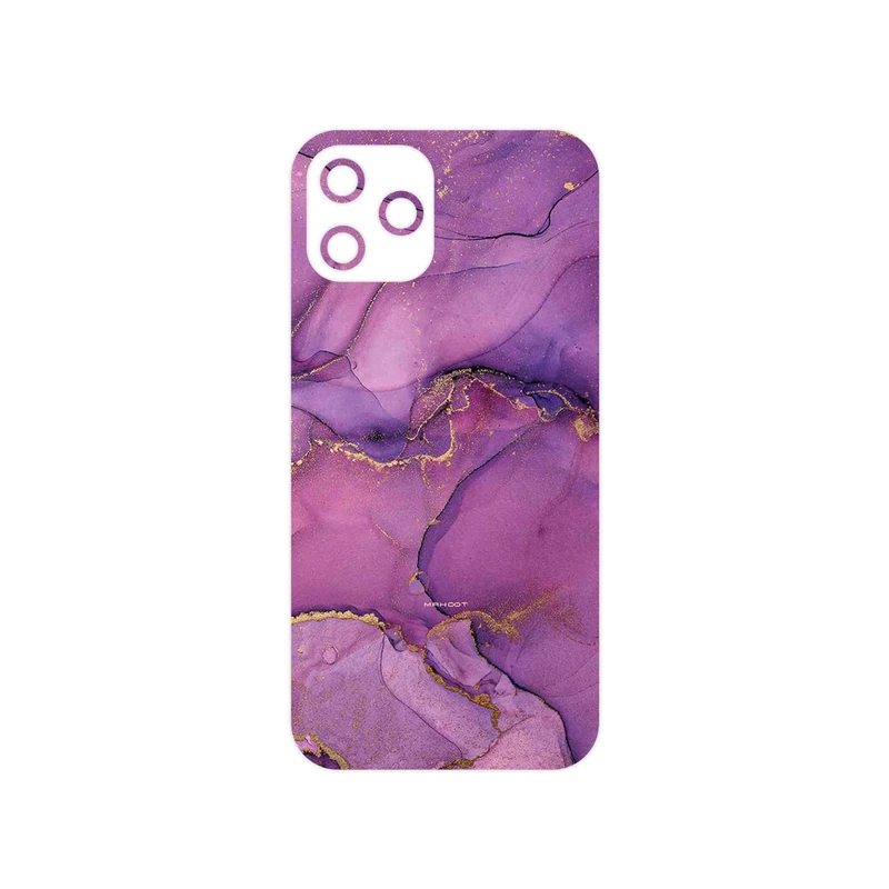 برچسب پوششی ماهوت مدل Purple Marble مناسب برای گوشی موبایل اپل iPhone 12 Pro