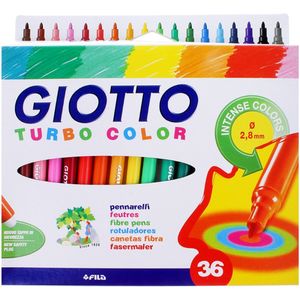 نقد و بررسی ماژیک رنگ آمیزی 36 رنگ جیوتو مدل Turbo Color توسط خریداران