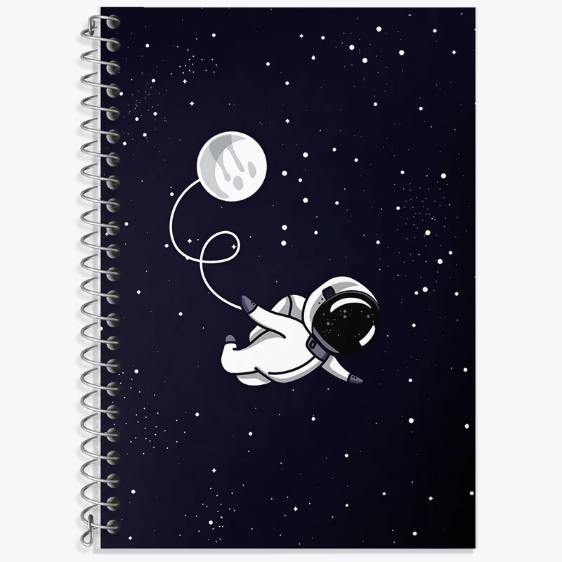 دفتر لغت 50 برگ خندالو طرح فضانورد کد F6031